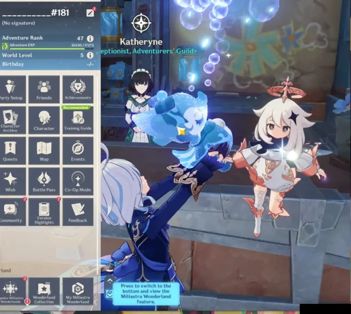 ASIA|AR 47|2 Limited+20(*4Character)|FLins,Furina|1145 Primo|MC Female|Low Explore Map|TakeMail|Check SS(GI5828)
