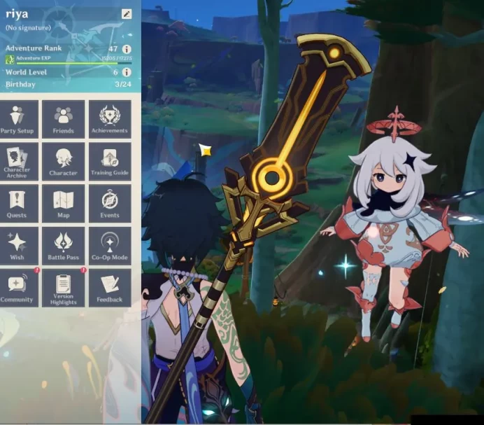 ASIA|AR 47|5Limited+29(*4Character)|Mualani,Furina,Xiao,Ayato,Wanderer|MC Female|Low Explore Map|TakeMail|Check(GI5834)