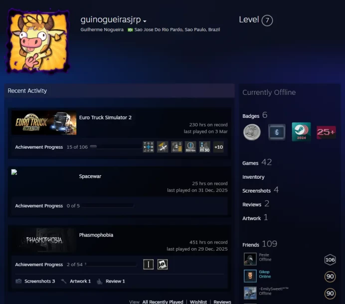 Steam Paid games 42 Game for 699$-Profile link
