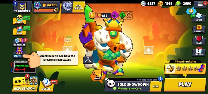 [Code 9798] Level 193 / 44k Trophy + 199 Skins / 36 Hypercharges / Négative Gems / Very Cheap