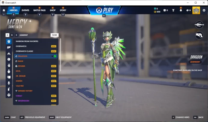 DRAGOON / MERCY / Full Mail Access / see the picture / Please Read Description / crhb