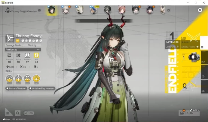 ASIA|Lv7|Starter|SSR2(1Limit)+2(*6WP)|Zhuang Fangyi,Ardelia,Operator Selector|Gryphlink|TakeMail|Check(END1804)