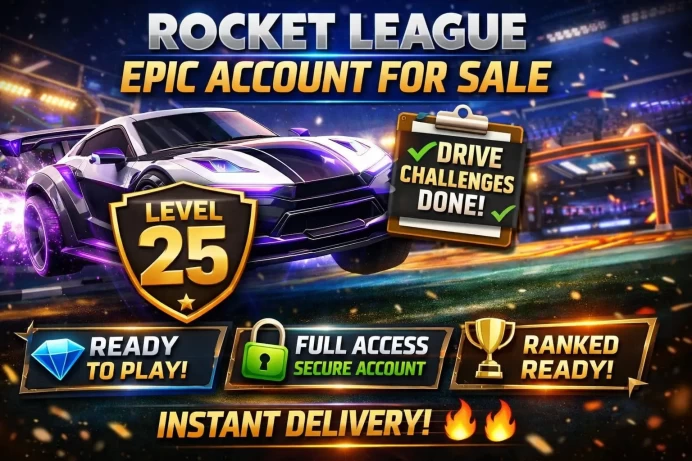 【Epic Games】Ranked Ready | Level 25 Handmade | Original Mail | Full Access | Instant Delivery #R1