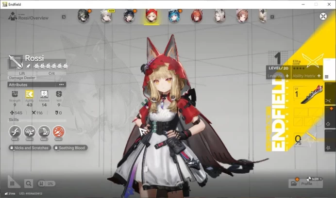 ASIA|Lv48|SSR5(1Limit)+4(*6WP)|Rossi+sign,LastRite,Pogranichnik,Ardelia,Amber,OperatorSelector|Gryphlink|TakeMail|Check(END1808)