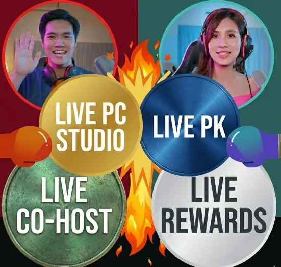 Live PC | Live PK | Promo Button | Co-Host Opened | 1 Vs 1 PK | Earn From Live | Dashboard Opened