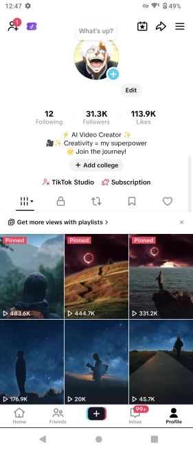 100% Monetized USA Account Creator Rewards Program Active | 31k Real Followers & 113k Likes | Real Screenshots + Full Access + Good Standing