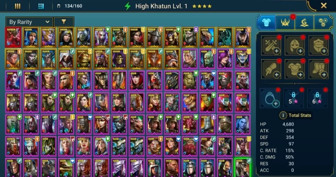 Starter with Mythical - Frolni : 96k energy / 62 mln coins / Var-Gall, Arix, Ninja + 20 Login Legendaries / Romero + Juliana