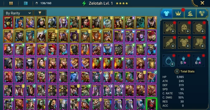 Starter with Mythical - Aphidus : 93k energy / 60 mln coins / Gwyndolin, Arix, Ninja + 20 Login Legendaries / Fahrakin