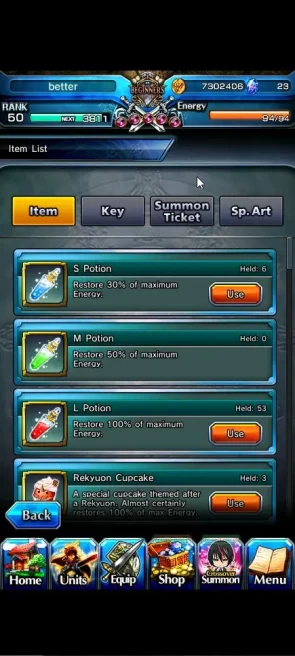 Global|Rank 50|3 Ascend+3 TW|(Veldora,Demon Lord Samurai Rimuru,Shuna)+TW|Lpot 53|Check SS(GS2414)