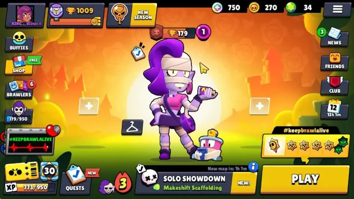 1009 Trophy | 13 Brawlers 2 MAX Lvl | 2 Epic [Moon-Curser Penny,QuitPlay Poco] 1 Super Rare Skin |CN Yess|TakeMail|BRS839