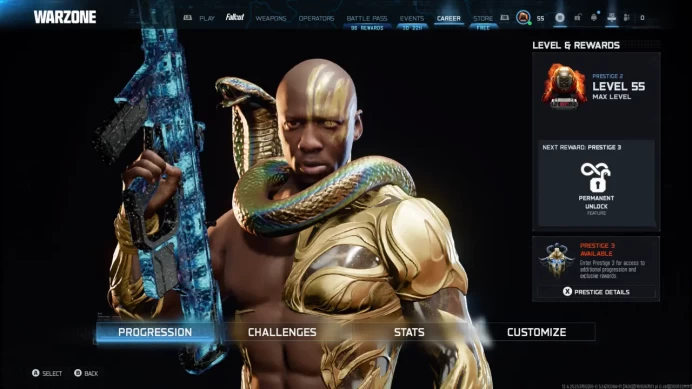  WZ / BO7 | Singularity Genesis Crimson |  1× BlackCell|  2× Battle Passes Included | Level 55| Prestige 2 |  INSTANT DELIVERY |  FULL ACCE
