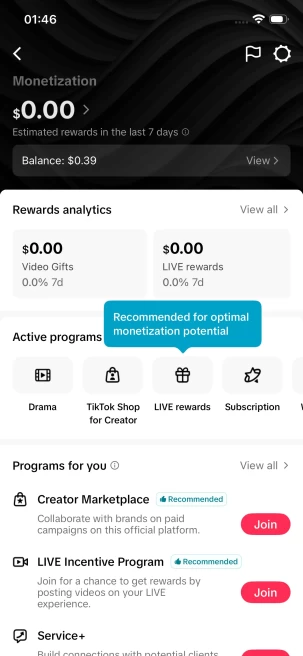 Instanly Delivery/ 80K Real Followers+6M Real Likes/ Tiktok Shop For Creator/ Live Stream/ Full Access