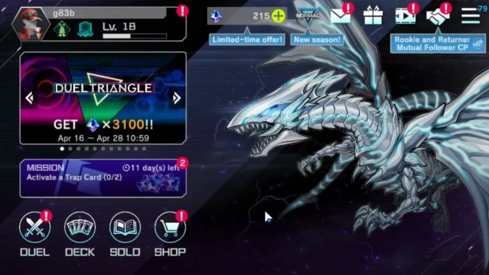 Lv 18|20 Deck|VSK9,Dracotail,Radiant Typhon,Yummys,Etc|Ranked Available|Konami|CE ON|Check(YMD1028)