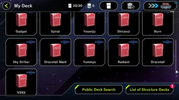 Lv 18|20 Deck|VSK9,Dracotail,Radiant,Yummys,Dragotail Maid,Sky Striker,Etc|Ranked Available|Konami|CE ON|Check(YMD1036)