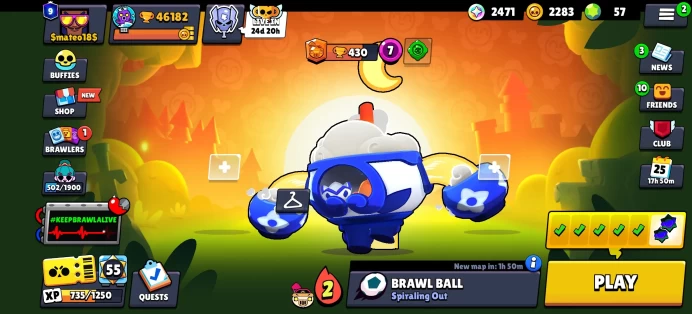 [Code 9817] Level 144 / 46k Trophy + 277 Skins / 43 Hypercharges / Very Cheap