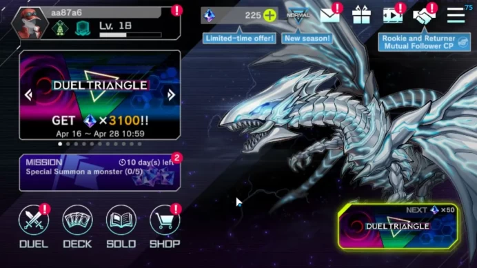 Lv 18|20 Deck|VSK9,Dracotail,Radiant,Yummys,Dragotail Maid,Sky Striker,Etc|Ranked Available|Konami|CE ON|Check(YMD1037)