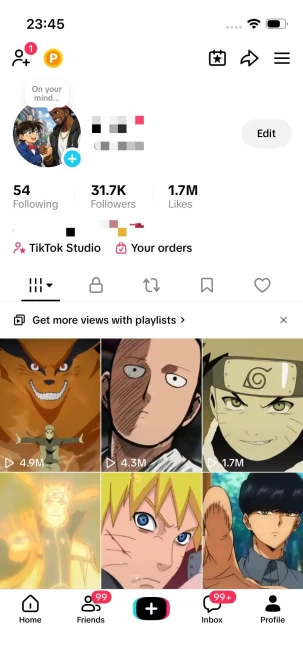 Instanly Delivery/ 31K Real Followers+1.7M Real Likes/ANIME Content/ Live Stream/ Full Access