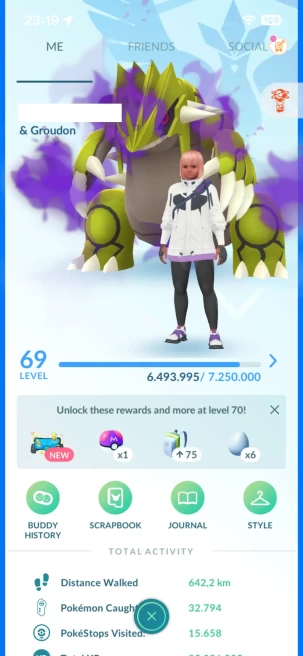 Level 69, 1 Legendary IV100, 99 Shiny, 88 Legendary, 14 IV 100, 10 Shiny Legendary, 28 Shadow Legendary