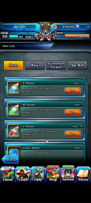 Global|Rank 28|3 Ascend+2 TW|[Shizu,Combat Form Milim]+TW,Running Rabbit Rimuru|Lpot 14|Check SS(GS2430)
