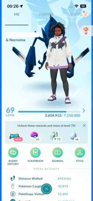 Level 69, 1 Legendary IV100, 85 Shiny, 89 Legendary, 13 IV 100, 5 Shiny Legendary, 26 Shadow Legendary
