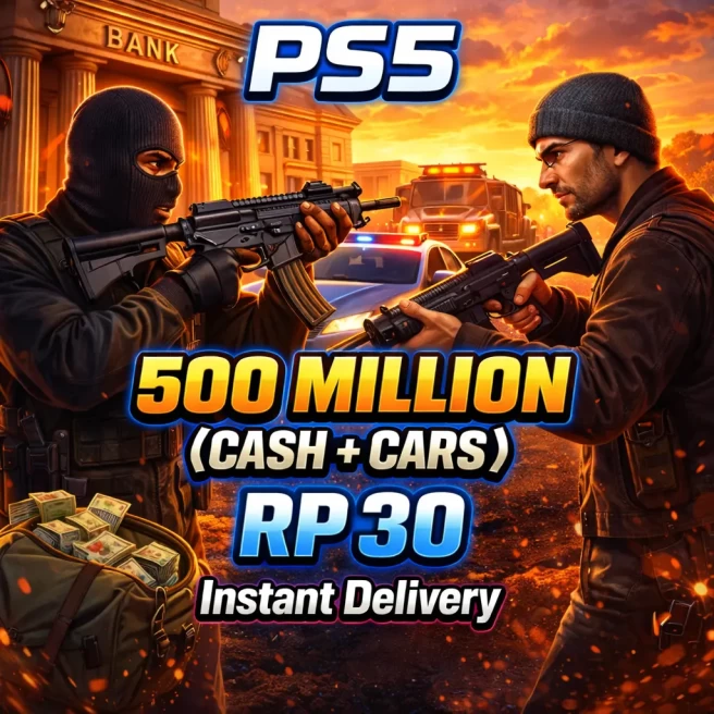 PS5 | 500 Million Cash+ Deluxo | RP 30 | GTA Modded Account | INSTANT Delivery | GTP4S1015