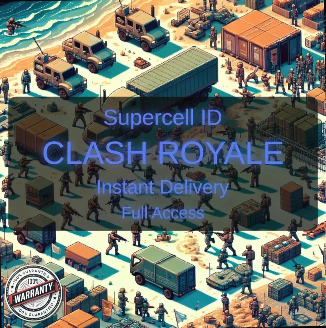 KT 10 LEVEL 29+Trophies:4265+86 Cards+1 Cards (14LVL)+1 Tower Skins+9 Emotes+54K Gold+420 Gems+IOS/ANDROID #LOT-136062