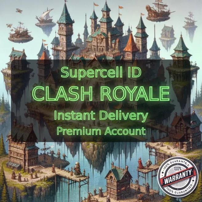 KT 13 LEVEL 40+Trophies:5586+1 Evolution+106 Cards+9 Cards (14LVL)+2 Tower Skins+27 Emotes+326K Gold+639 Gems+IOS/ANDROID #LOT-136069