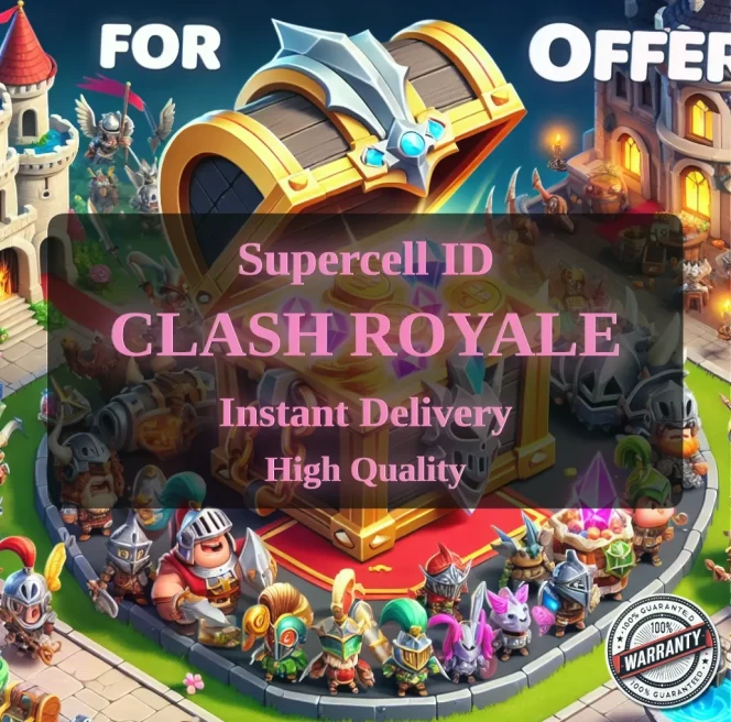 KT 13 LEVEL 41+Trophies:5338+103 Cards+2 Cards (14LVL)+5 Tower Skins+37 Emotes+157K Gold+29 Gems+IOS/ANDROID #LOT-136071