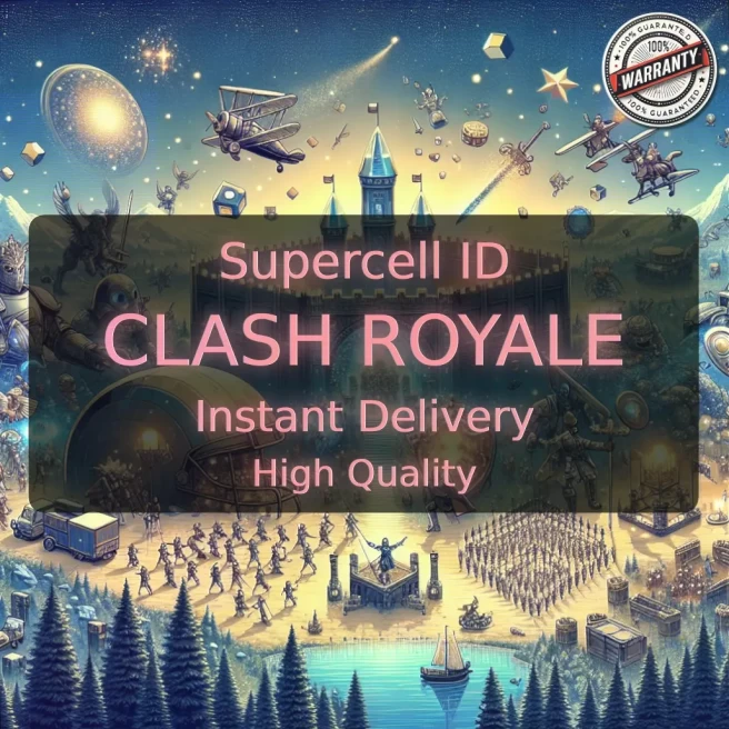 KT 9 LEVEL 24+Trophies:2735+1 Evolution+69 Cards+1 Cards (11LVL)+3 Tower Skins+10 Emotes+200K Gold+127 Gems+IOS/ANDROID #LOT-136083