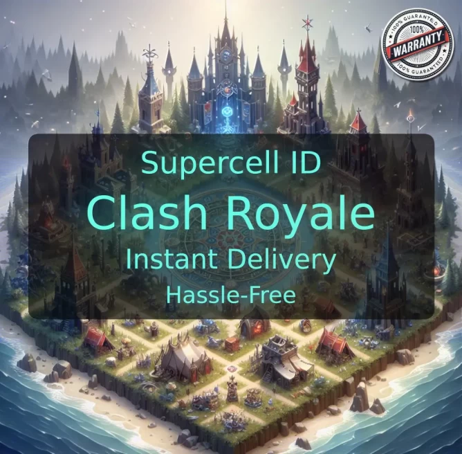 KT 9 LEVEL 25+Trophies:3800+1 Evolution+77 Cards+2 Cards (11LVL)+2 Tower Skins+6 Emotes+74K Gold+856 Gems+IOS/ANDROID #LOT-136143