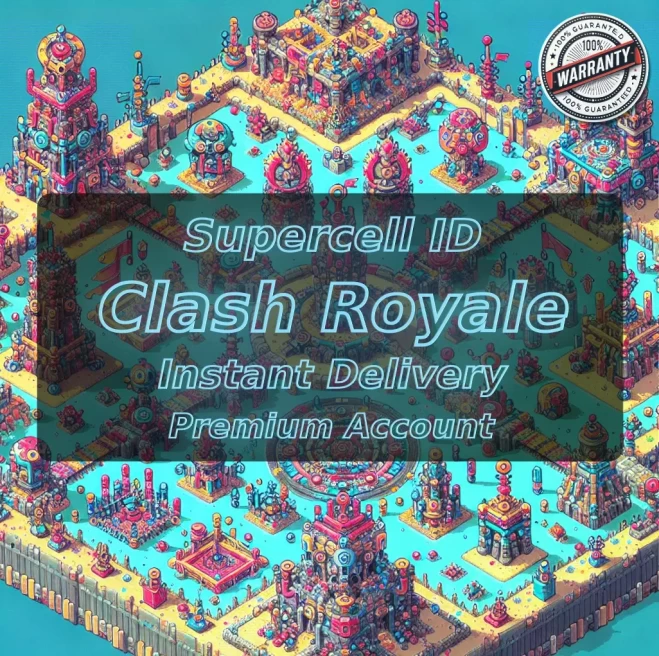 KT 10 LEVEL 26+Trophies:3801+96 Cards+1 Cards (11LVL)+2 Tower Skins+10 Emotes+52K Gold+64 Gems+IOS/ANDROID #LOT-136148