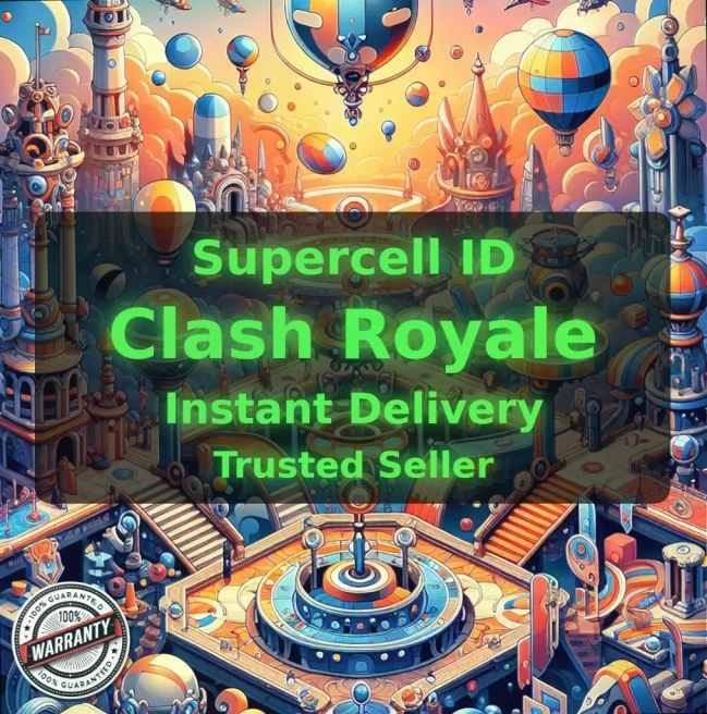 KT 10 LEVEL 27+Trophies:4338+103 Cards+1 Cards (12LVL)+3 Tower Skins+13 Emotes+95K Gold+121 Gems+IOS/ANDROID #LOT-136149