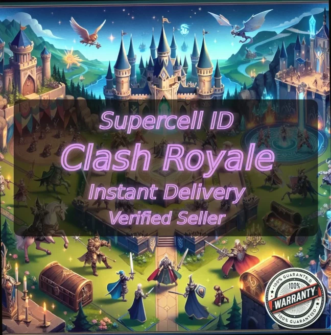 KT 10 LEVEL 29+Trophies:5540+101 Cards+2 Cards (12LVL)+3 Tower Skins+13 Emotes+260K Gold+422 Gems+IOS/ANDROID #LOT-136161
