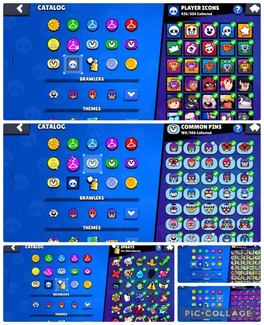 OG 2020, 3v3  - 15.4K+ || 103K TROPHIES || 101/101 BRAWLERS || 40 HYPER & 8 MAX || 314 SKINS, EMOTES & SPRAYS | 21 BUFFIES || 88 PRESTIGE ||VB28