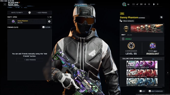  BO7+  Iridescent Ranked +  Season 3 +  10028 SR +  Full Access + Instant Delivery 