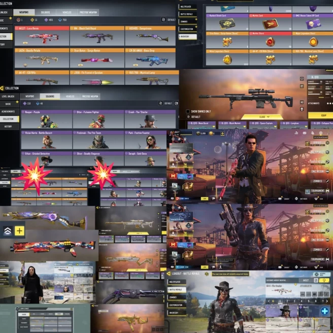 COD Mobile | Level 400 | 11 Legendary Guns | Mythic AK-117  | HSO Songstress  | 454 Epic Guns | 224 Epic Characters |CA163