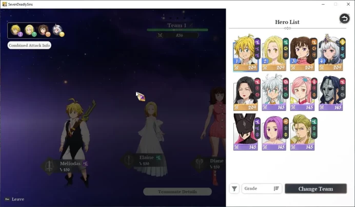 EU| Fresh Starter Lv 2 | 5 SSR | Meliodas,Elaine,Diane,Jericho,Guila & 6 SR |Act 1 Story|Log Netmarble Email|Take Email|SDO1038