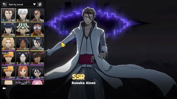 NuverseSEA|LV 71|9SSR[(SoiFon,AizenB1,UraharaB3,TosenB1,YoruichiB1,Gin,Byaku)+Stamp,Kenpachi,Etc]+12SR|8Sign|CheckSS(BSR1043)