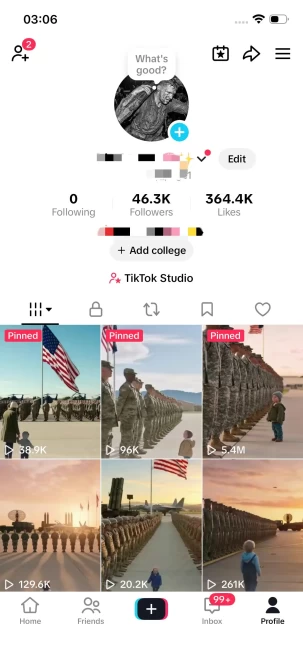 Instanly Delivery/ USA Monetized 46K Real Followers+360K Real Likes Account/ Creator Rewards Program Activated/ Full Access