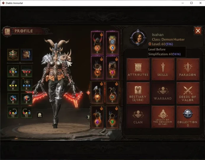 EU - Secheron|Change Server ON|Lv60(514)|Demon Hunter|CR 32k|Reso 330|Paragon Slinger|Inferno I|Hell Lv15|Check SS(DI1191)