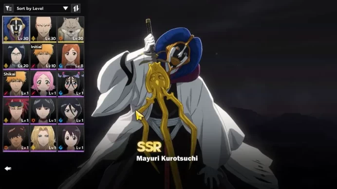 Nuverse SEA|Lvl 16 3 SSR (Mayuri Kurotsuchi,Ikkaku,Sajin) +12 SR (Ishida,Kurosaki,Orihime,Kusajishi,Etc)|Google|CheckSS|(BSR995)