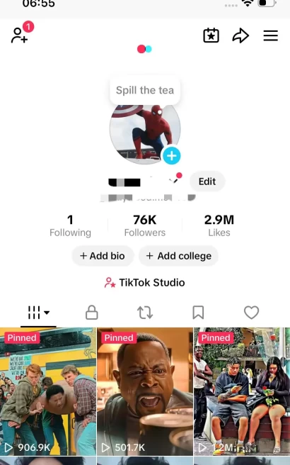 Instanly Delivery/ USA Monetized 76K Real Followers+2.9M Real Likes Account/ Creator Rewards Program Activated/ Full Access