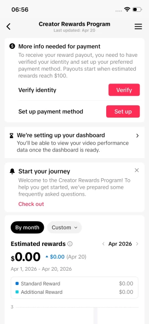 Instanly Delivery/ USA Monetized 76K Real Followers+2.9M Real Likes Account/ Creator Rewards Program Activated/ Full Access