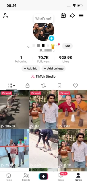 HUGE Discount/ Monetized 70K Followers+920K Likes Account/ Creator Rewards Program Activated/ Full Access