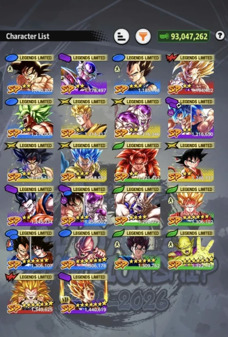 B82-IOS+Android- UL Super Buu 11 Red Star+LR Super Vegito Full Red Star+Good Equipment+Good Team+22 Legends Limited+Gotenks+Buu Kid