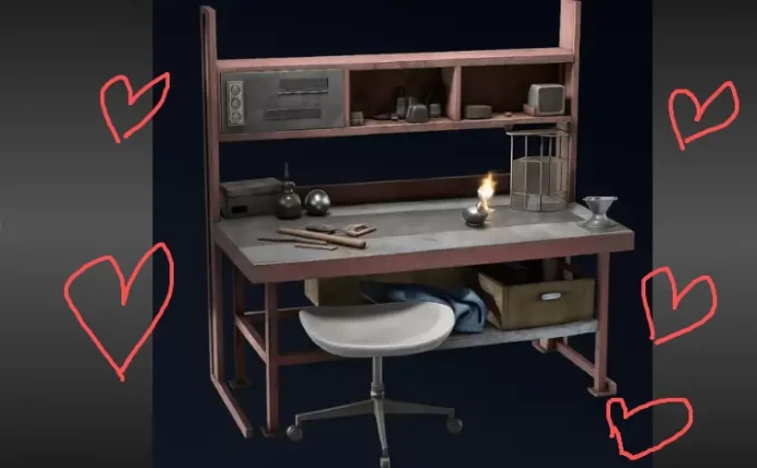 EXPLOSIVES STATION bench lv1-3 All materials
