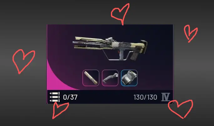 Full attachment Tempest / Level 4 ( with Medium Mag III, Horizontal Grip and Silencer III ) — Fast Dekivery