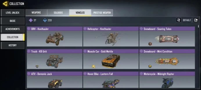 Lv400 CODM Account | Mythic AK117 Lava  | 10 Legendary (DR-H Kurohana) | 413 Epic Guns 