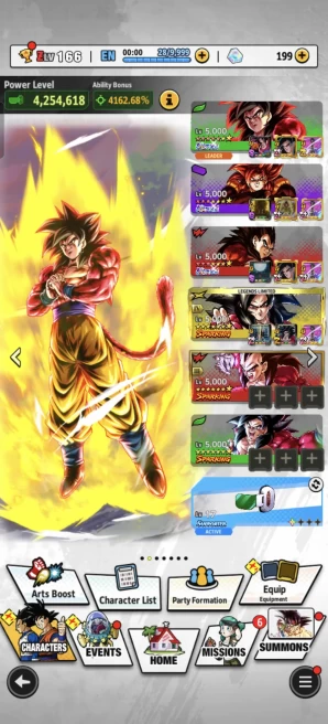 B84-IOS+Android-Team GT+5 UL(SS4 Goku+SS4 Vegeta+SS4 Gogeta)+14 Legends+Good Equipment+SS4 Goku Zenkai+SS4 Gogeta Zenkai+Goku GT+Super 17