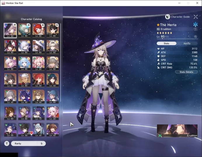 Asia|TL 70|13 Limited|[Evernight,Hyacine,Firefly,Anaxa,TheHerta]+Sign,Yao Guang,TheDahlia,Cerydra,Etc|TakeMail|CheckSS|(HSR6390)